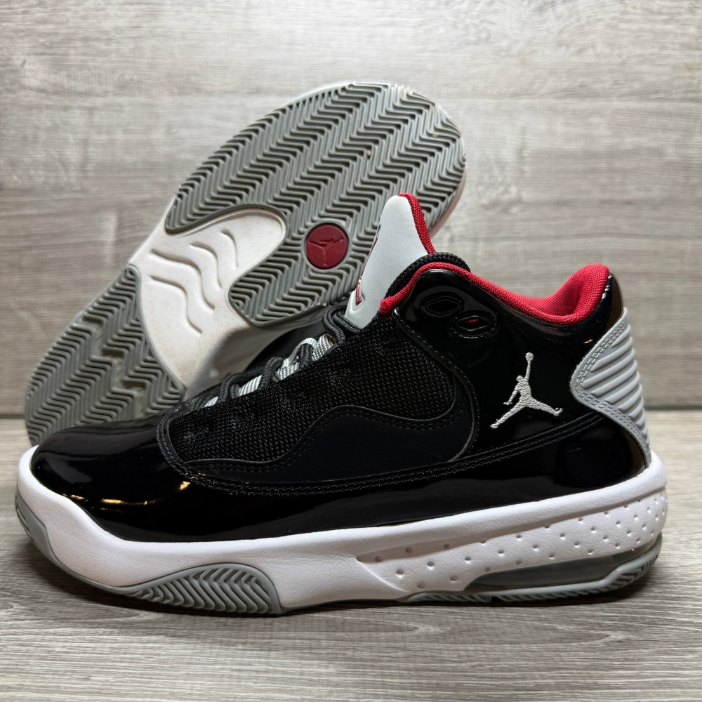 Jordan Max Aura 2 Black Cement Sneakers Shoes GS 6.5Y Women's 8 CN8094-006
